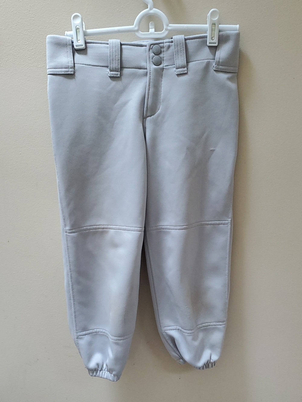Mizuno Light Gray Girls Softball Pants